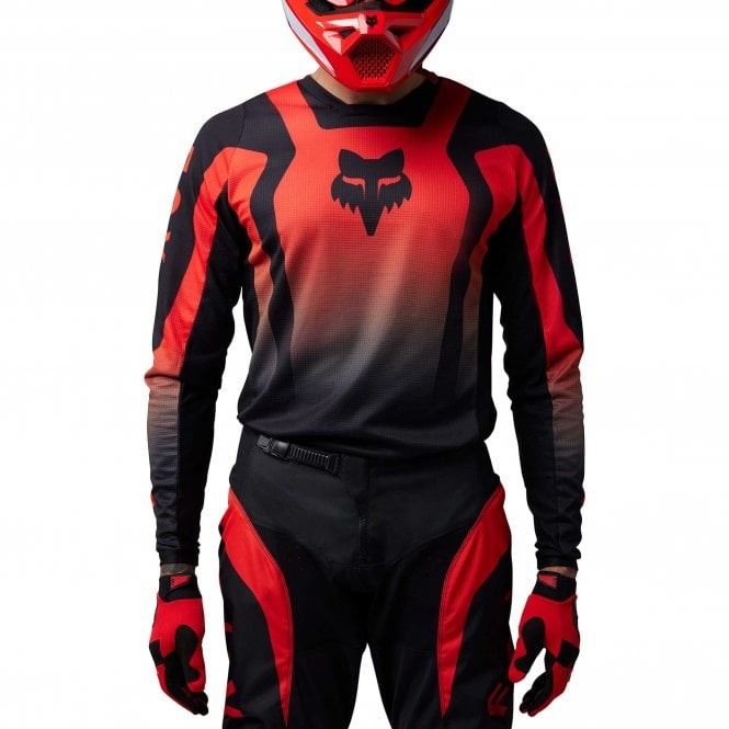 FOX MX Jersey & Pant Kit - 180 LEAN (Red/Black)