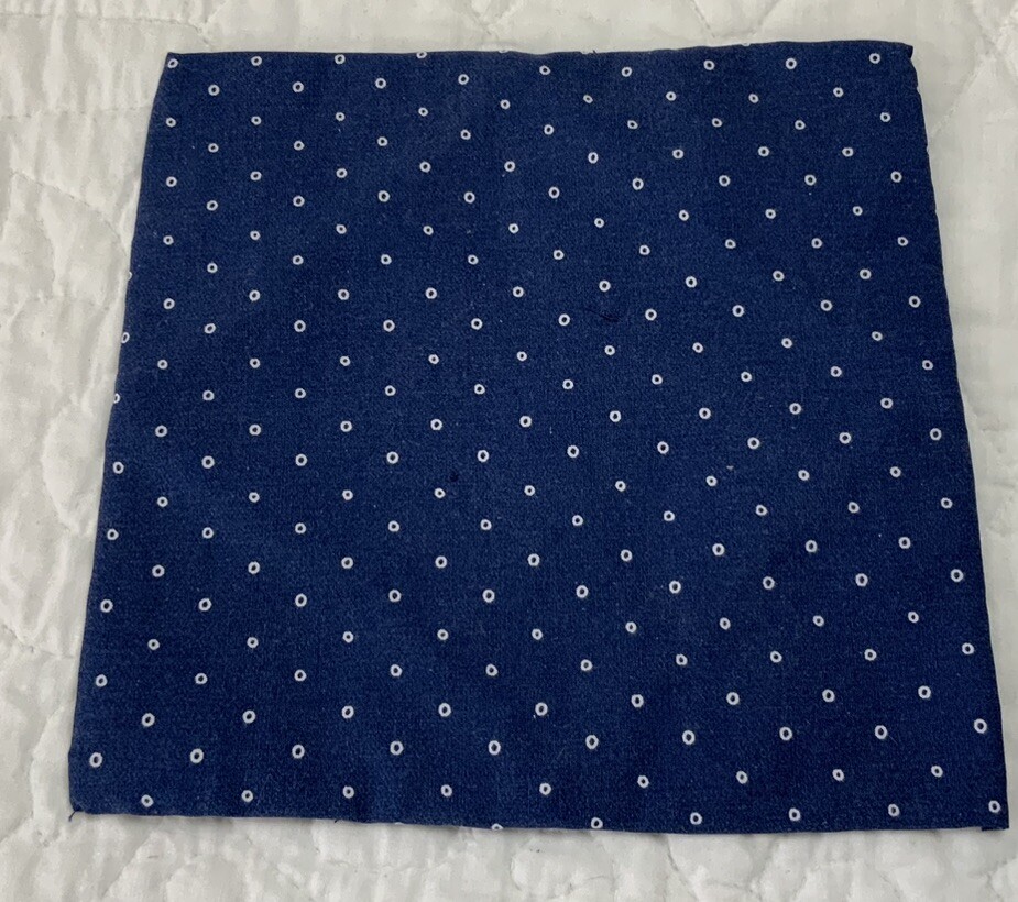 Antique Vintage Patchwork Quilt Table Topper, Nine Patch, Hand Quilted