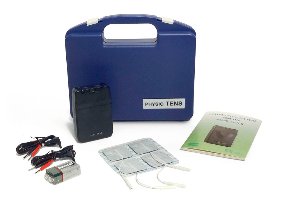 PHYSIO TENS machine 8 pads, Easy to Use unit, physio support, rebates, chart