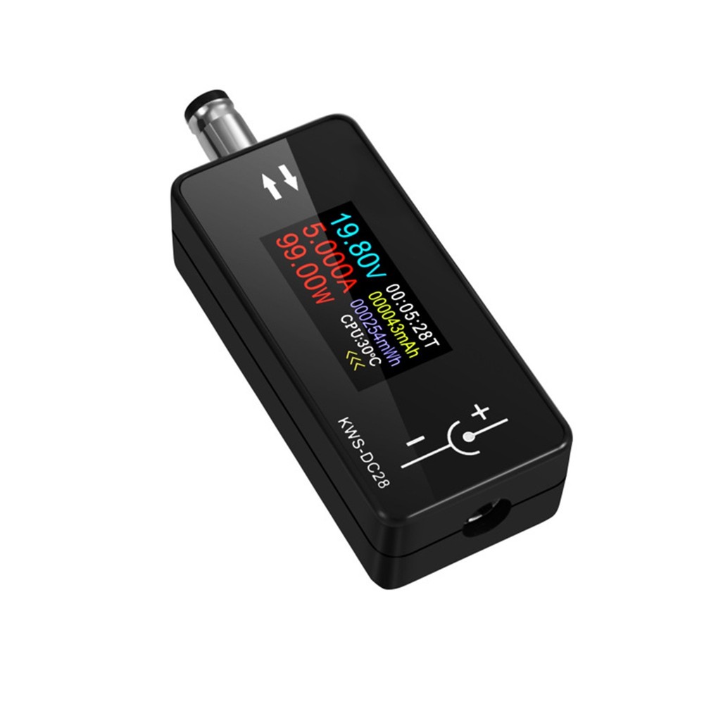 DC5525 Charging Tester with Intelligent Memory Function and Dual Display