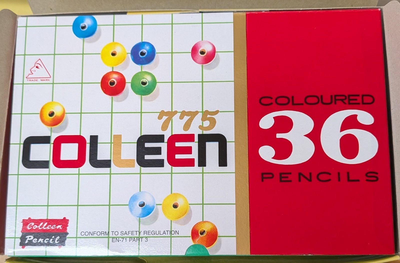 4 Sets! Vintage Rare COLLEEN 775 COLORED PENCILS 36 Ct Japan FREE SHIP!