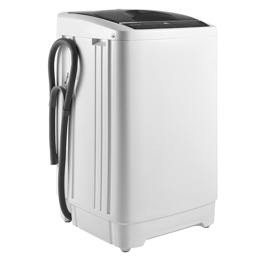 Portable Washer 1.3cu.ft, 8 Program Settings, 6 Water Levels, LED Interface