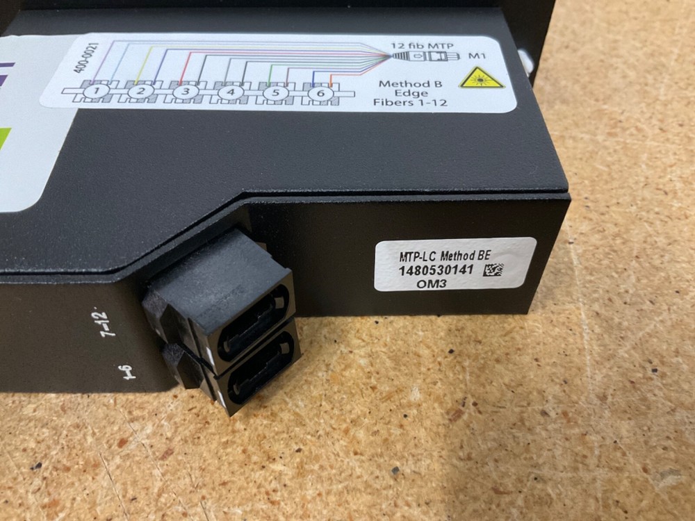 Leviton MTP-LC Method BE Edge Fiber Optic Module w/ Dust Covers