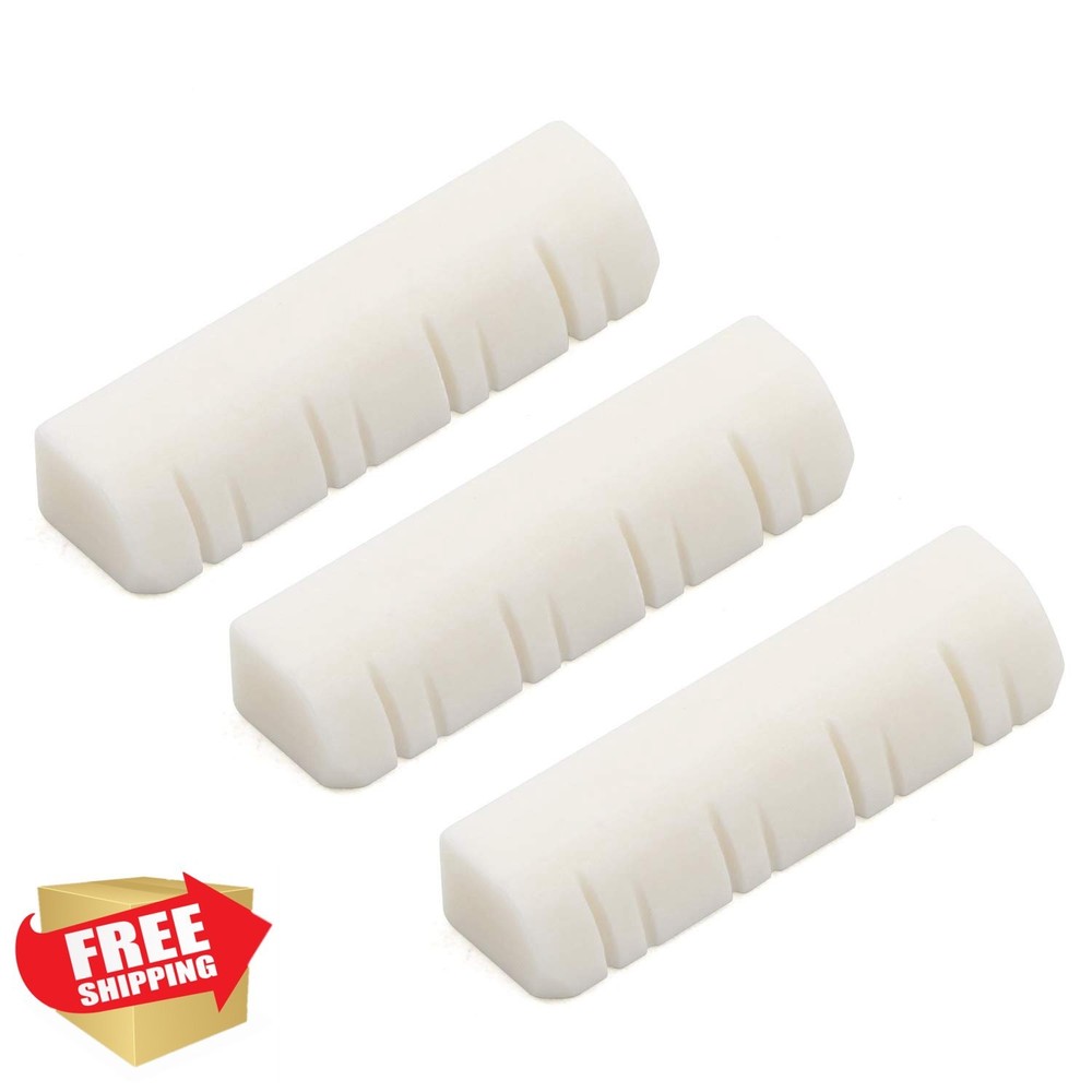 SWHMC 3pk Bone Mandolin Guitar Nut 8-String Replacement