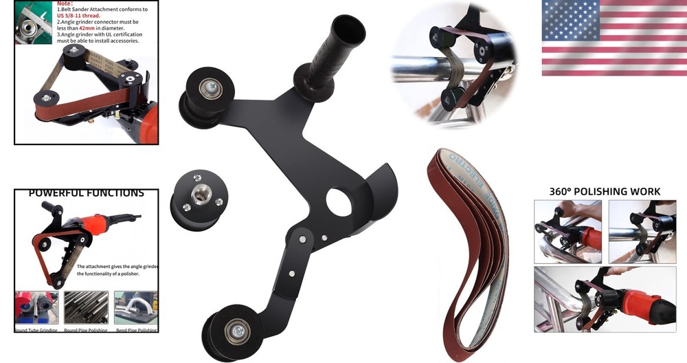 Belt Sander Adapter for Angle Grinder - Polishing Grinder
