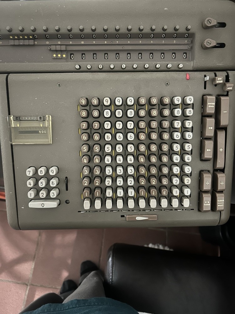 Friden Antique SW10 Mechanical Adding Machine