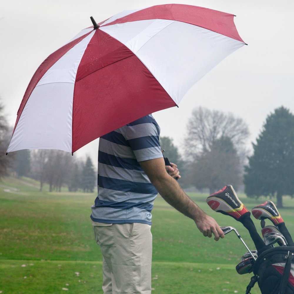 Third Floor Umbrellas 62 Inch Automatic Open Golf Umbrella - Large Vented Canopy