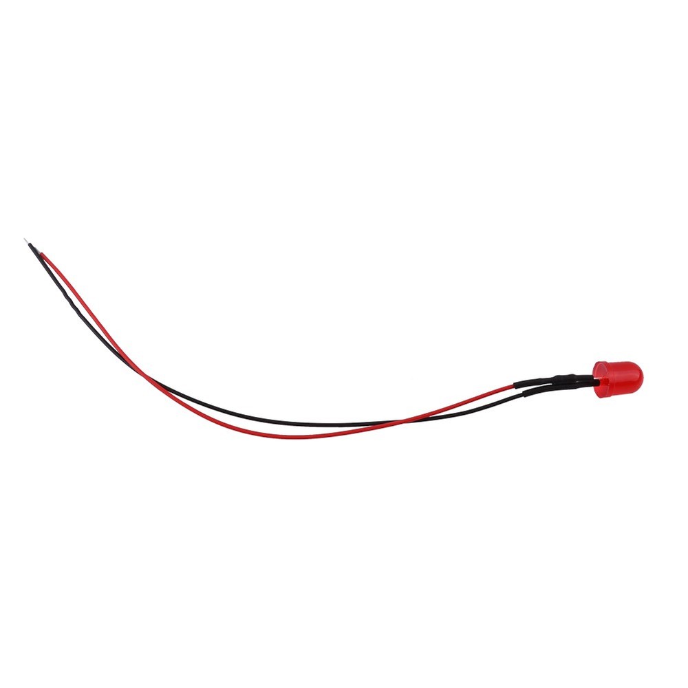50pcs Pre Wired Diffused LED Diodes Energy Saving Light For Hobby Lighting Use