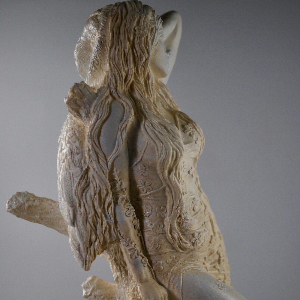 Blodeuedd / Blodeuwedd - Handcast Statue