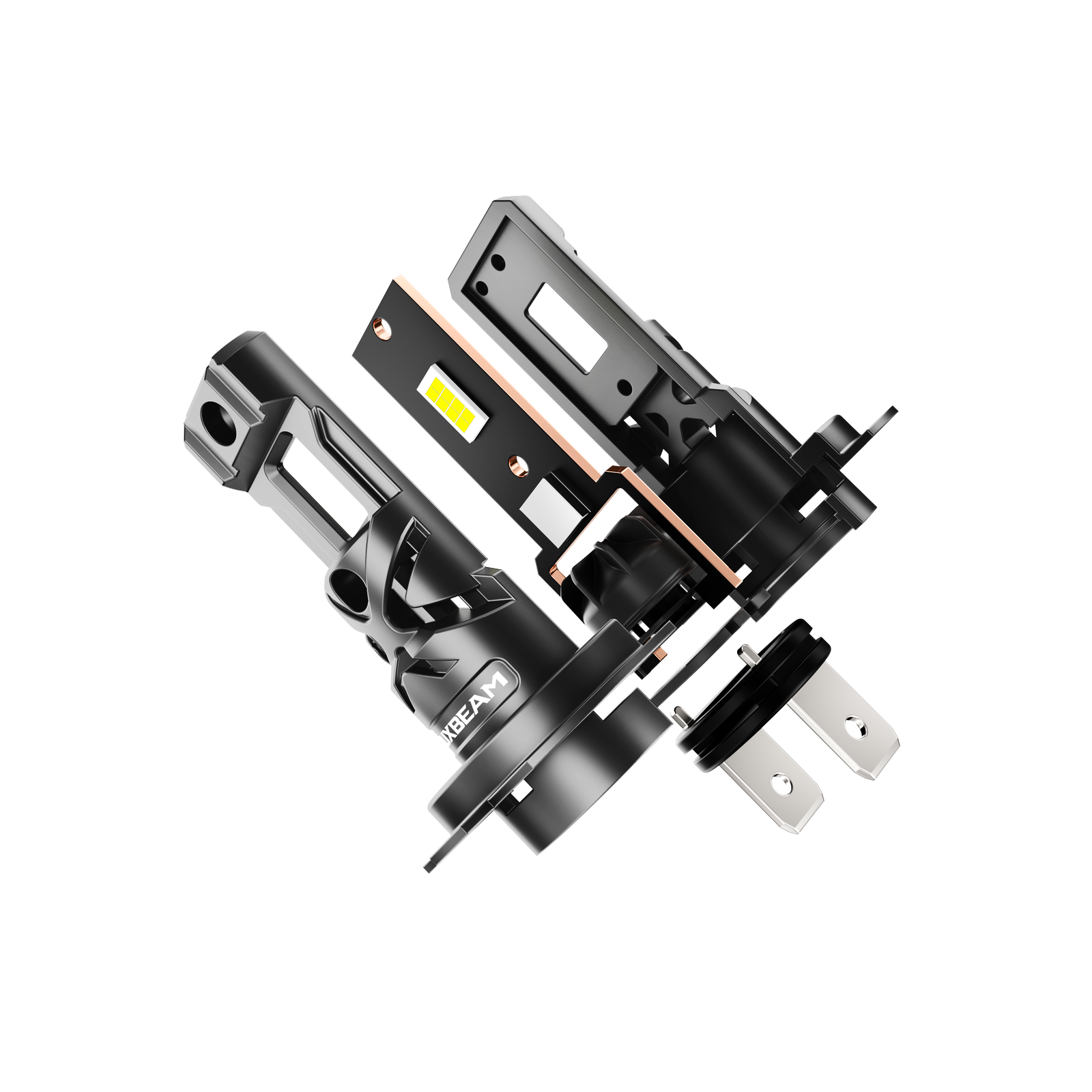 AUXBEAM Q30 H7 LED Headlight High/Low Beam Bulbs 110W 24000LM Bright White 6500K