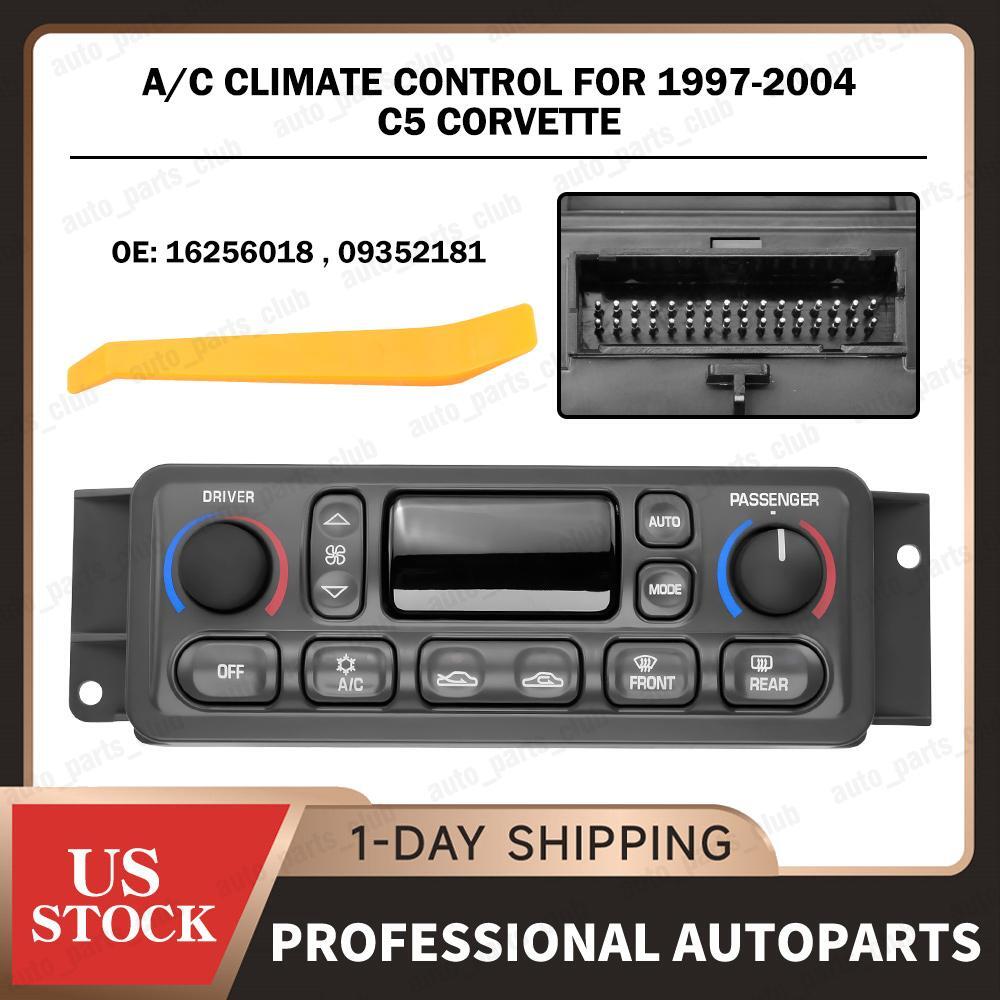 For 1997-2004 C5 Corvette A/C Heat Climate Control Module Switch Unit 09352181US