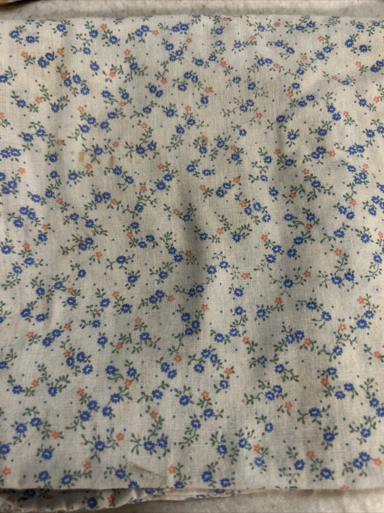 Blue Floral Pillowcase