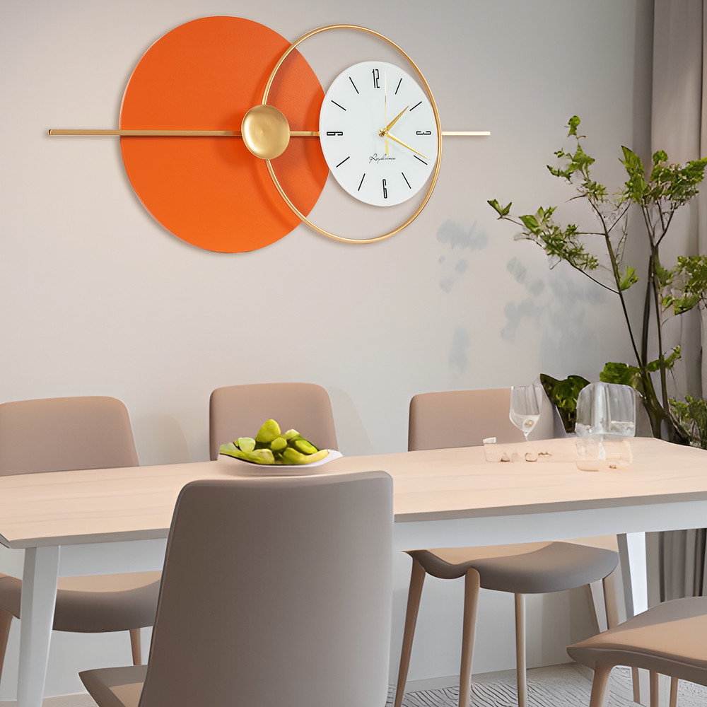 80*35cm Wall Decor Clock Modern Wall Clock Wall Clock Artistic Decoration Clock