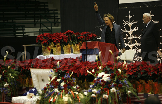 EVEL KNIEVEL 2007 ORIGINAL FUNERAL PROGRAM FROM BUTTE, MT-CREATED BY FAMILY.