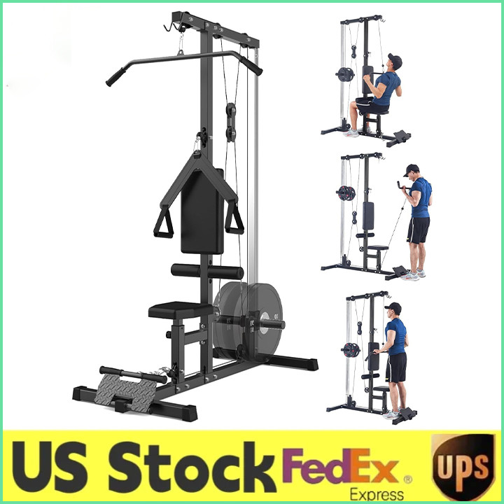 ✨LAT Pulldown Machine,Multi-Functional Cable Machine for Full Body Workout,Home