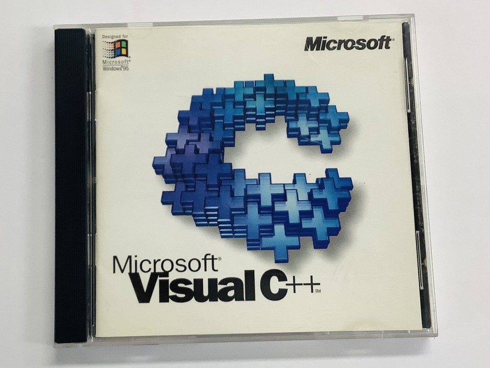 Microsoft Visual C++ Version 4.0 (Windows) CD, With Key Code FREE SHIPPING (G)