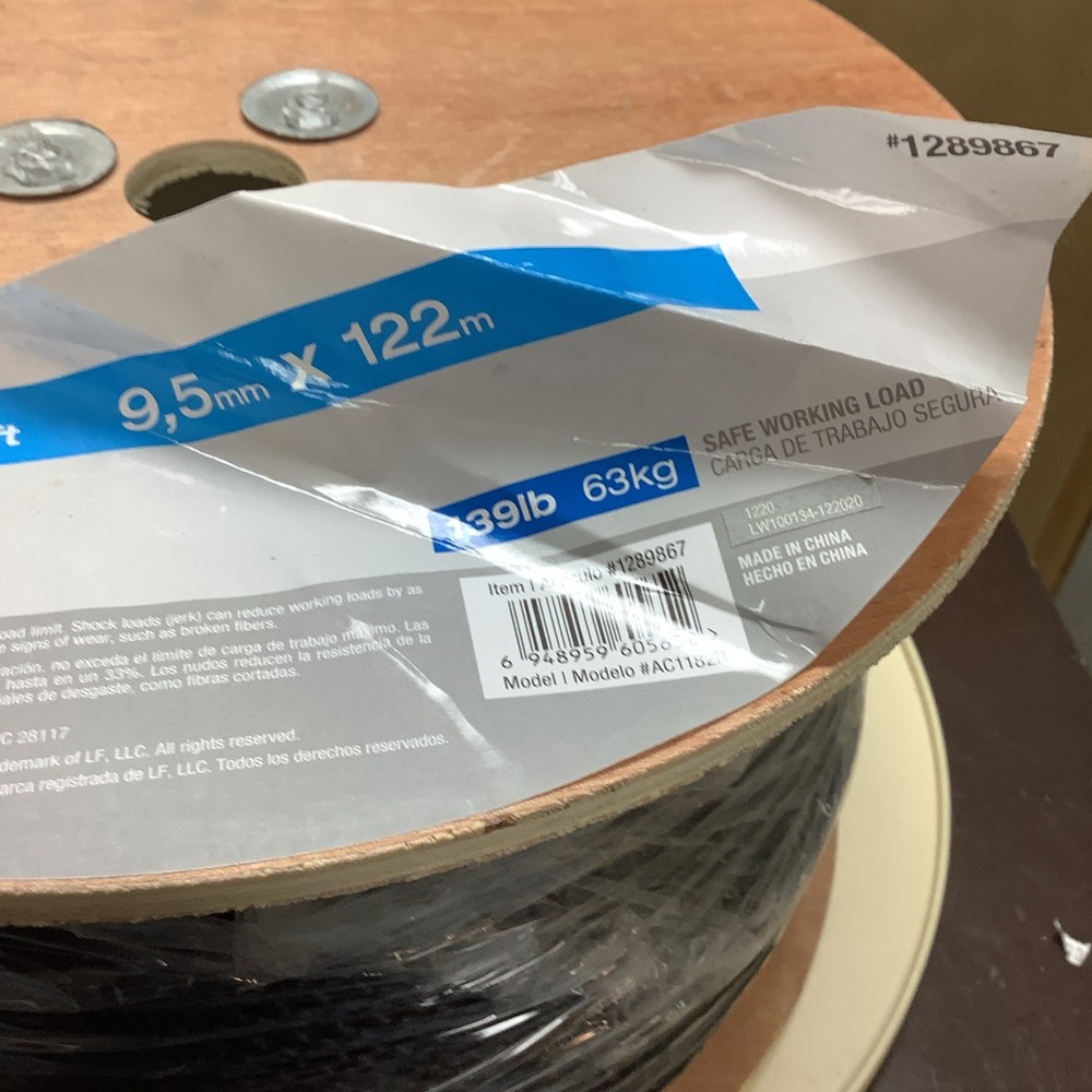 Blue Hawk Braided Polypropylene Rope 3/8in X 400 Ft