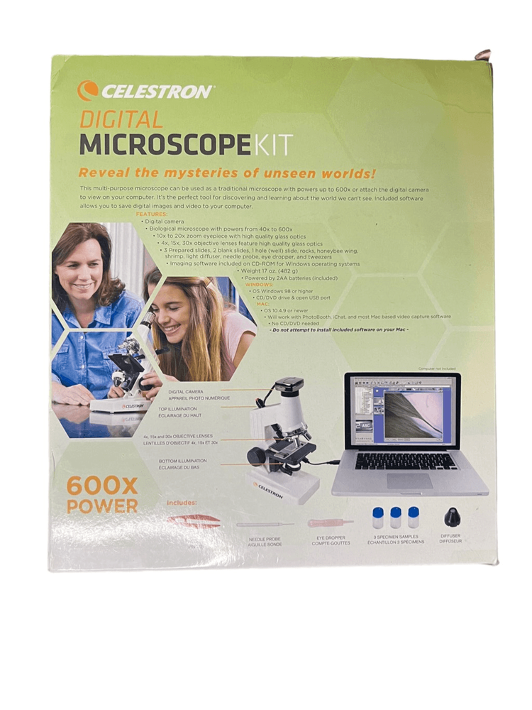 Celestron Digital Microscope Kit with Extra Slides