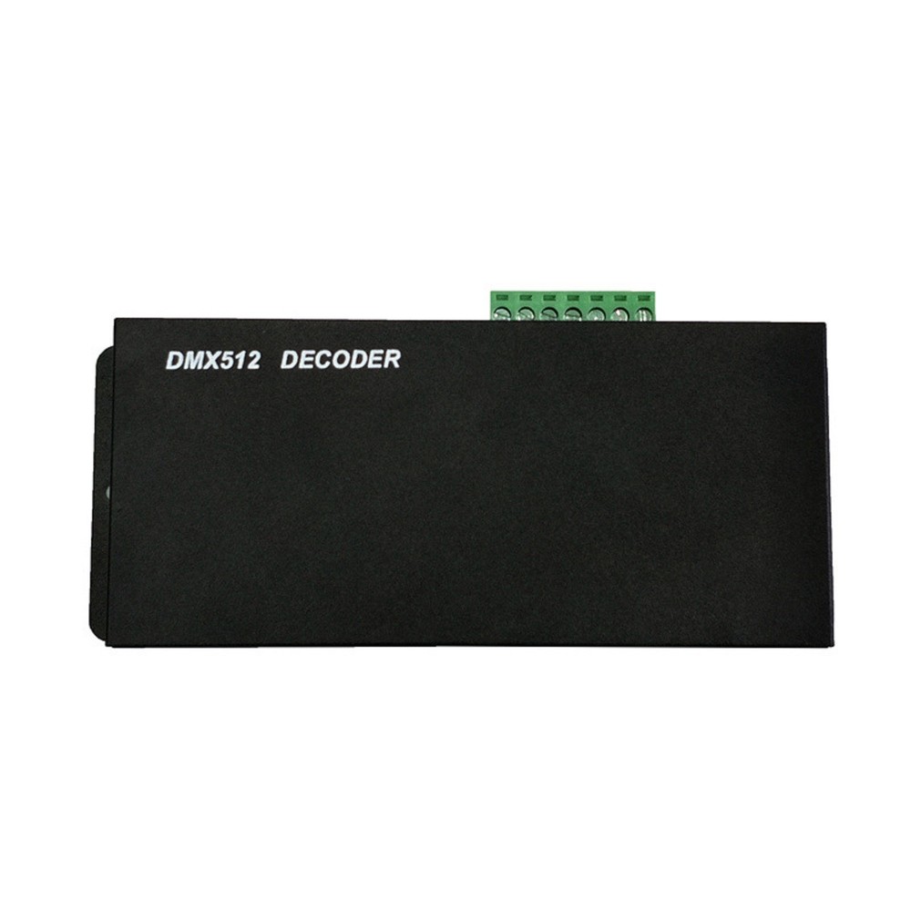 DC12V~24V LED RGBW DMX 512 Controller Decoder Dimmer 4 Channel 8A Stripe Light F