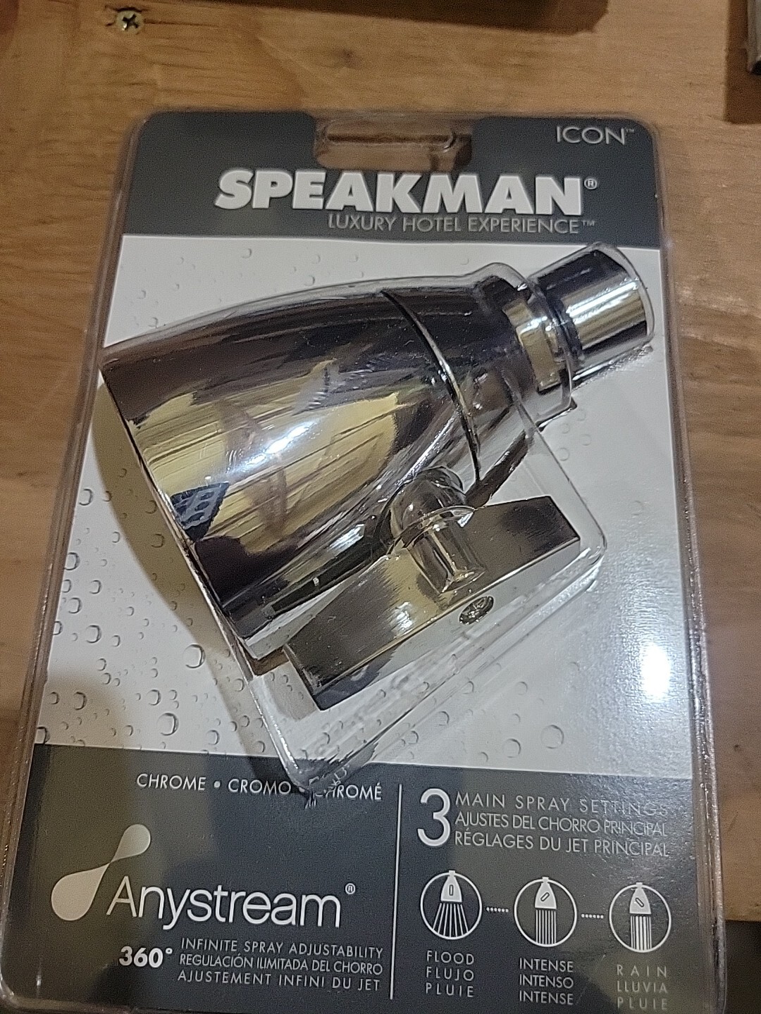 Speakman S 2052-BP Icon Anystream Luxury Hotel Experience 360' Shower Head *NEW*
