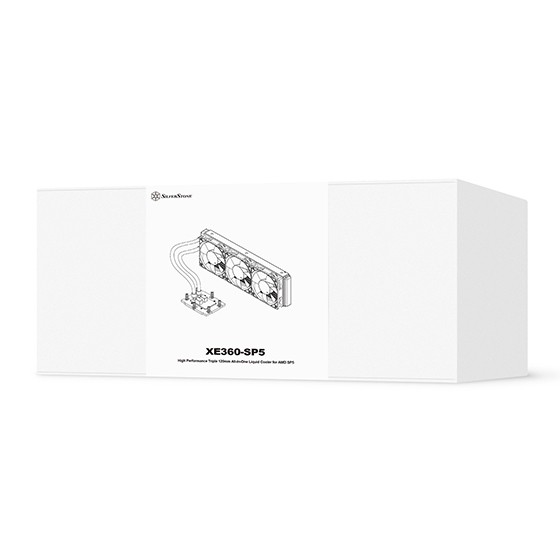 SilverStone SST-XE360-SP5 High Performance Triple 120mm All-In-One Liquid Cooler