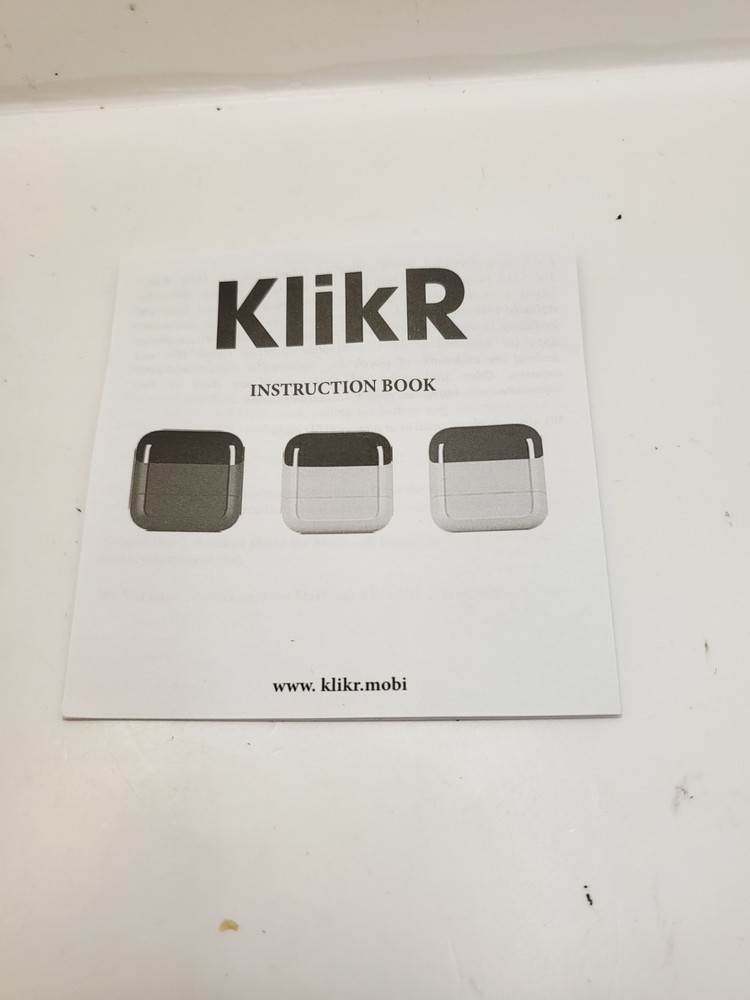 KlikR Universal Remote Control RF Remote KL001 Bluetooth smart remote