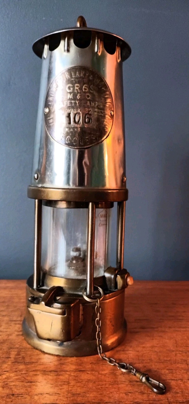 Eccles Miners Safety Lamp The Protector Lamp & Lighting Co Ltd Type GR6S B2/233