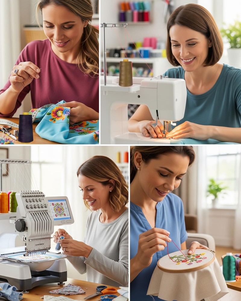 Super B 40wt Polyester Embroidery Thread 5000m Spool Burnt Orange