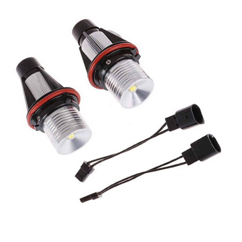 2X Angel Eyes Halo LED Lights Bulb For BMW E39 E87 E64 E63 E65 E66 E53 X5 E83