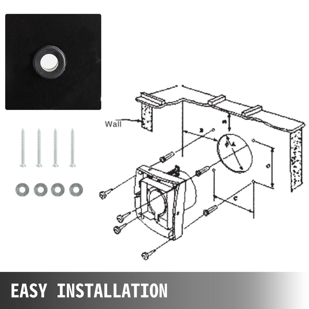 107W 12'' Industrial Ventilation Air Blower Extractor DEPENDABLE PERFORMACE