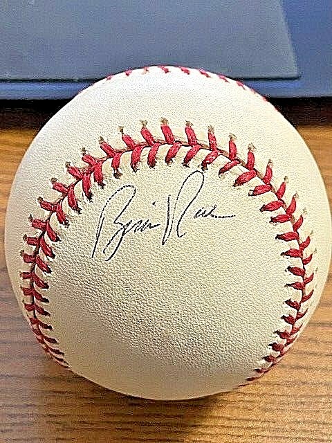 BRIAN ROSE SIGNED AUTOGRAPHED OAL BASEBALL!  Red Sox, Rockies, Mets, Devil Rays!