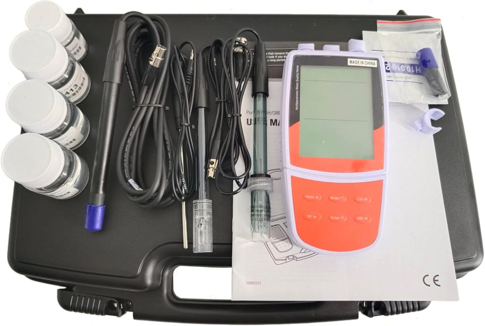 Multiparameter Water Quality Analyzer with Standard Solution for TDS Salinity