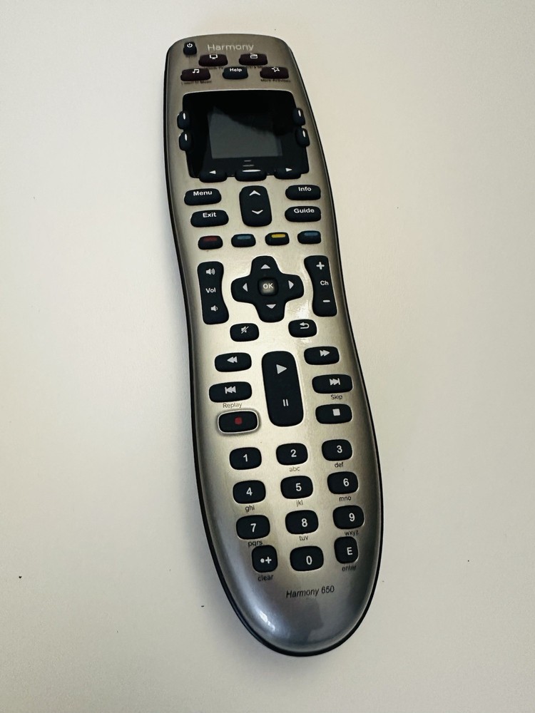 Logitech Harmony 650 Universal Remote Control IR LCD Silver NEW No Box