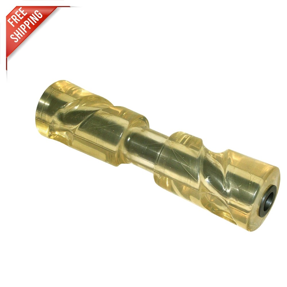 Yellow Polymer Self-Centering Roller - Effortless Boat Trailer Loading