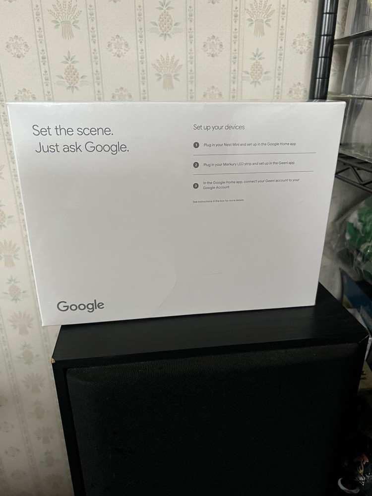 GOOGLE NEST MINI 2ND GENERATION CHARCOAL W/MERCURY STRIP VALUE PACK