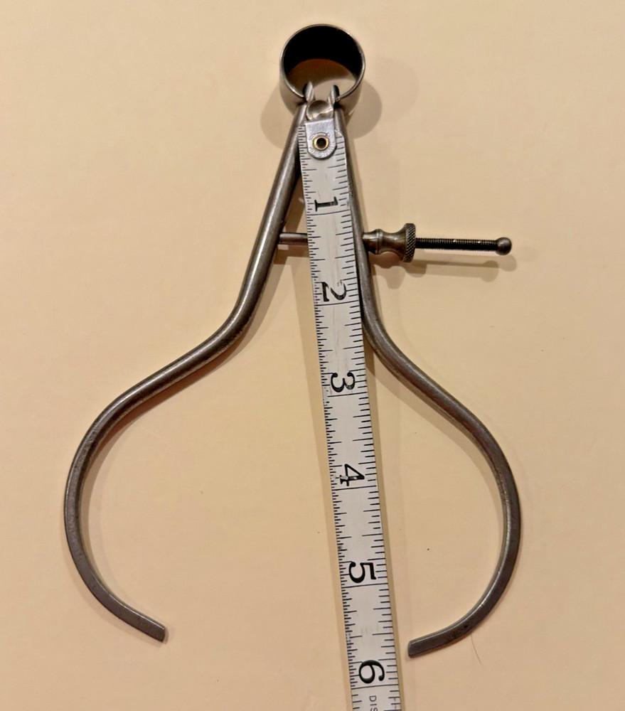 Starrett No. 275 Outside Caliper Spring Type 6" Precision Measuring Tool
