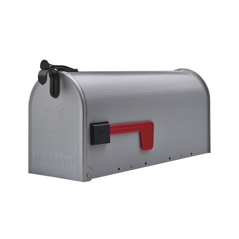 Gibraltar Mailboxes Grayson Classic Galvanized Steel Post Mount Mailbox (2-pack)