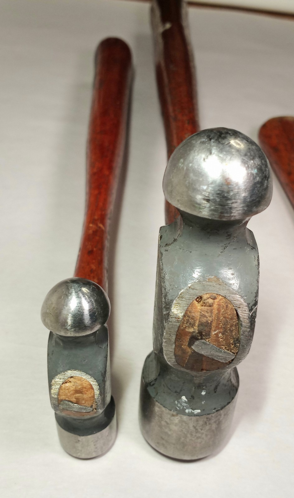 3pc Vtg Craftsman Hammer Lot Ball Peen 12 Oz, 4oz, Soft Face Mallet 6 Oz. READ