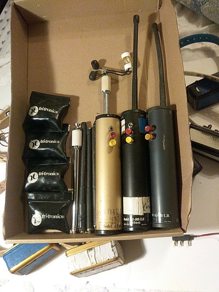 Huge Vintage Tri Tronics Shock Collars Dog Training Set