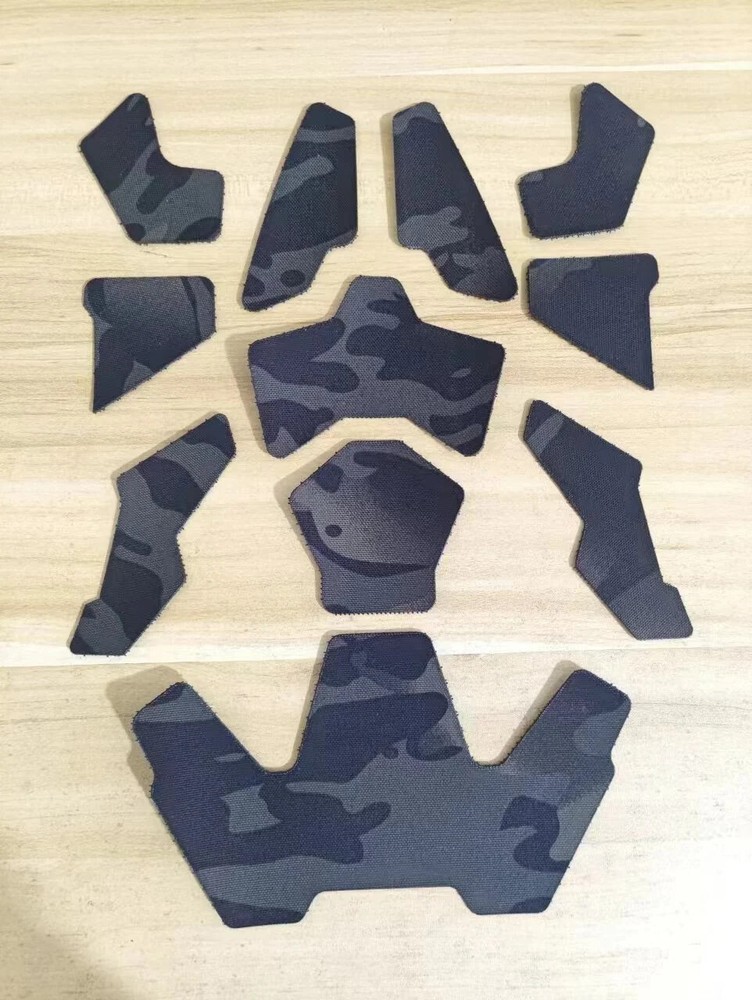 Tactical SF Helmet Hook&Loop Fasteners Sticker 500D Ejection Hook Camo Stickers