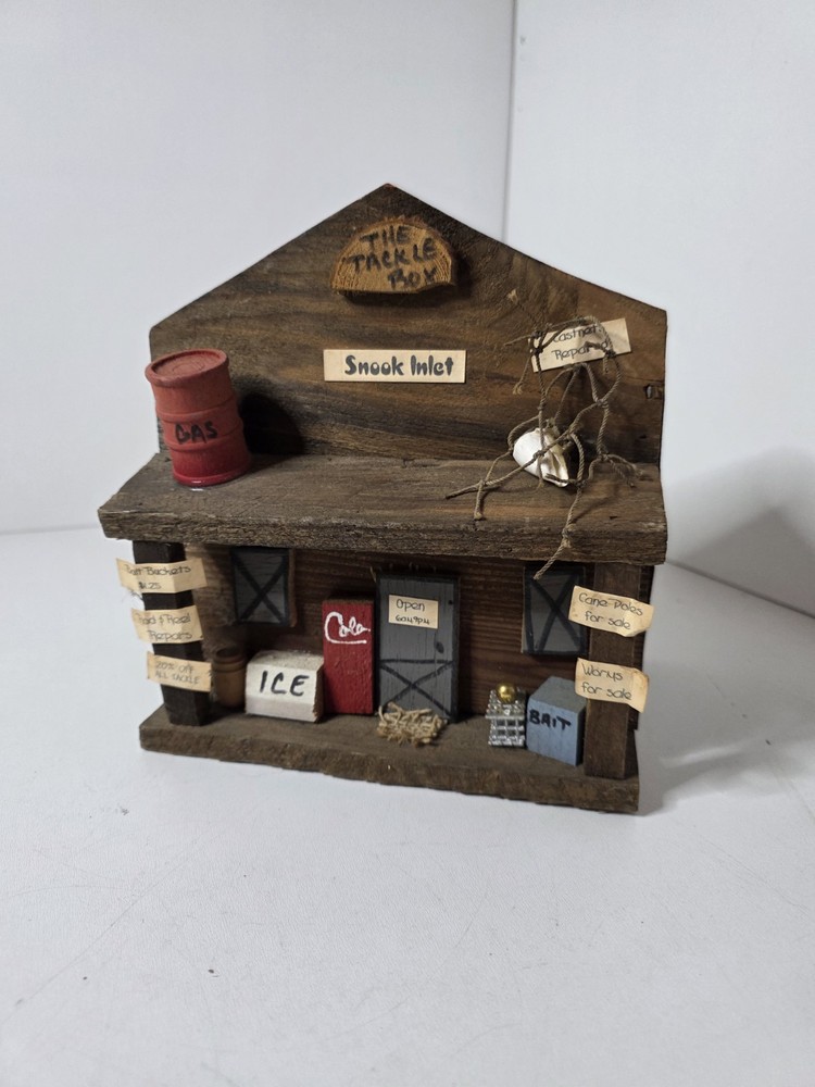 Handcrafted, Handpainted Wood General Store