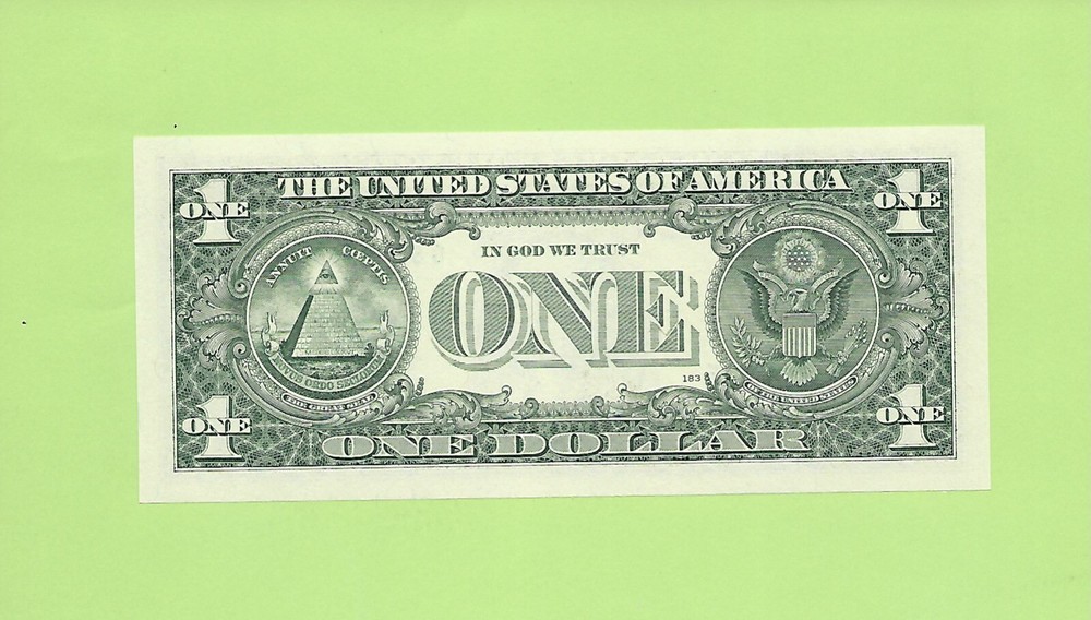 2009 ..UNCIRC $1 G 8655 5594 E .... 2009 $1 G-E QUAD NOTE '5555'