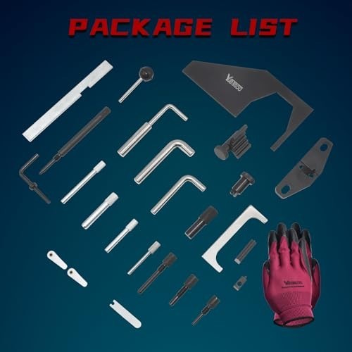 Camshaft Alignment Timing Tool Kit, 25 PCS Engine Camshaft Alignment Timing Tool