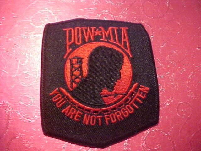 POW MIA PATCH NEW 4 X 3 INCH