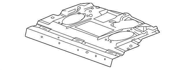 Genuine GM Pkg Tray Panel 13324452