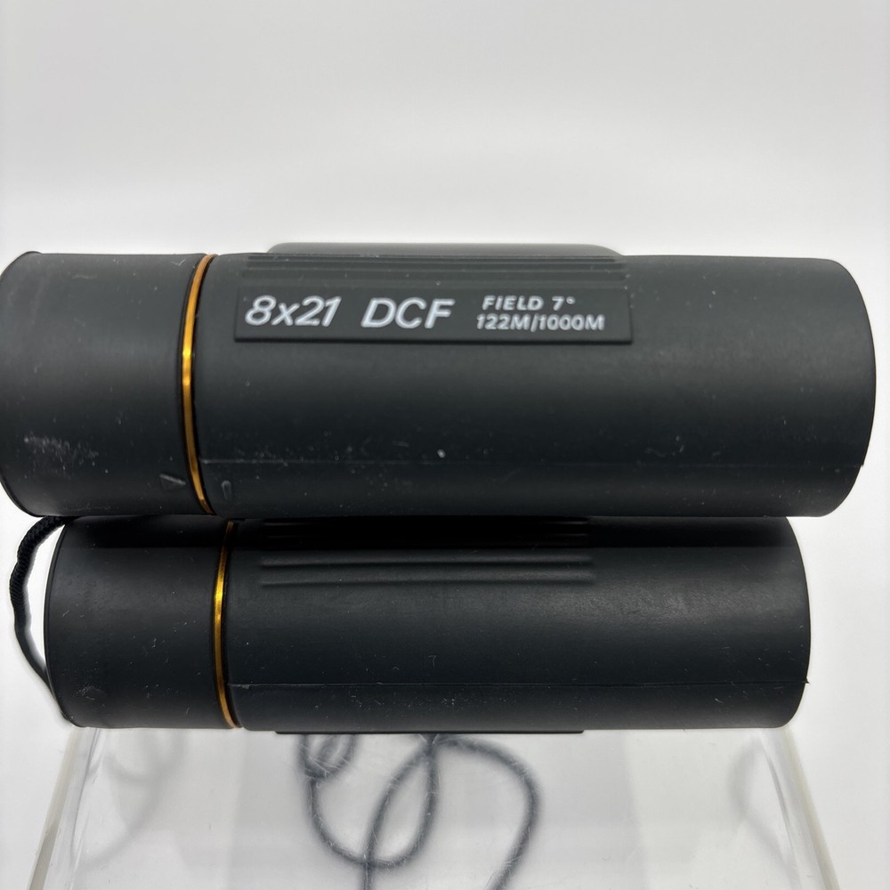 Sharper Image 8 X 21 DCF Field 7* Binoculars with Case & Belt Loop FREE SHIP!!