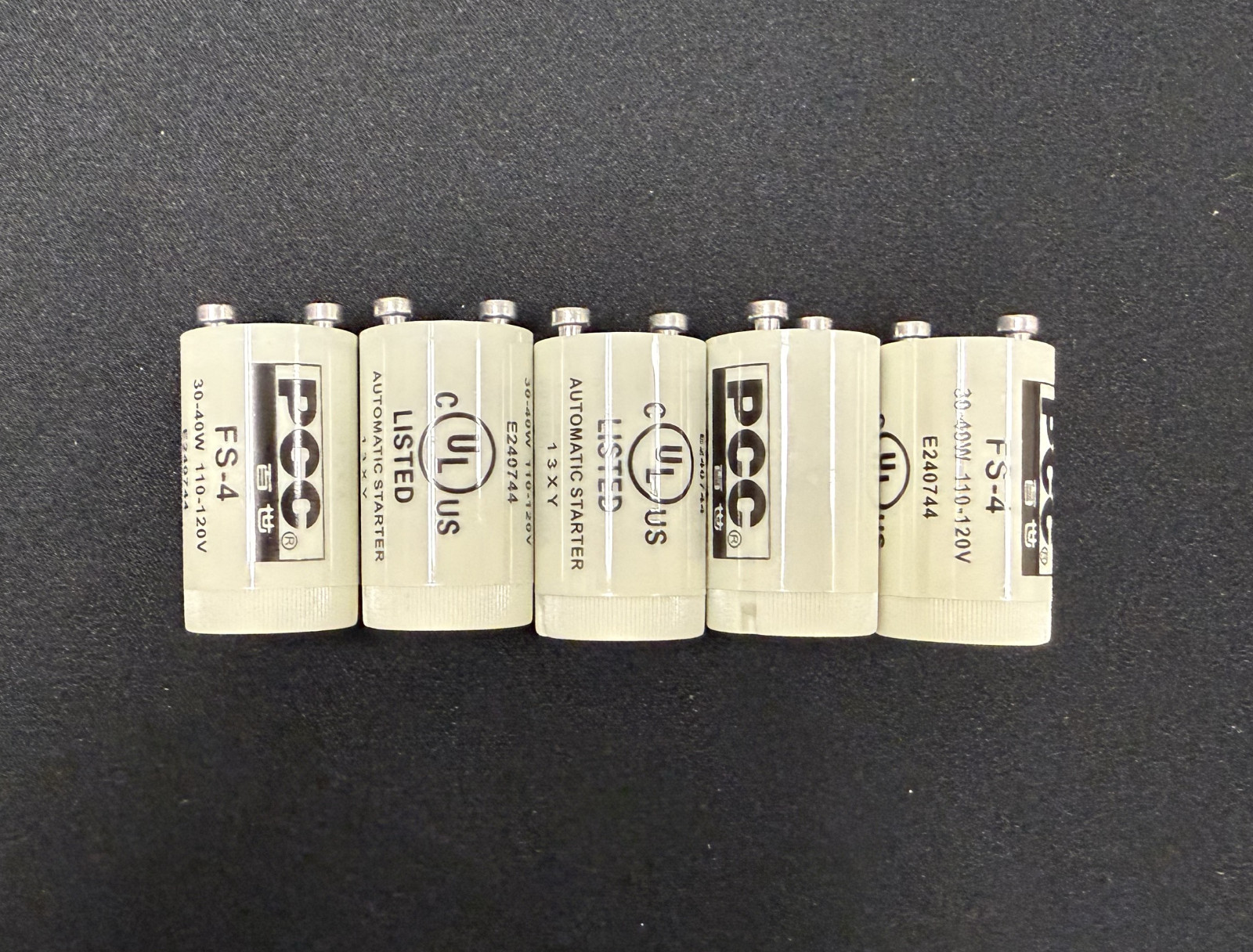 5-PK FS-4 30-40 Watt Fluorescent Starter NEW FS-4