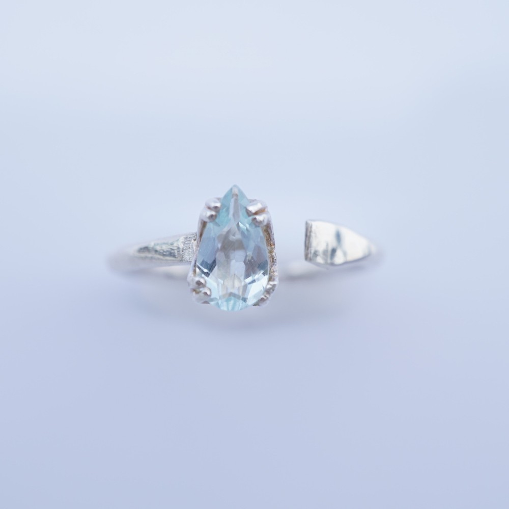 Sterling Silver Sky Blue Topaz Ring