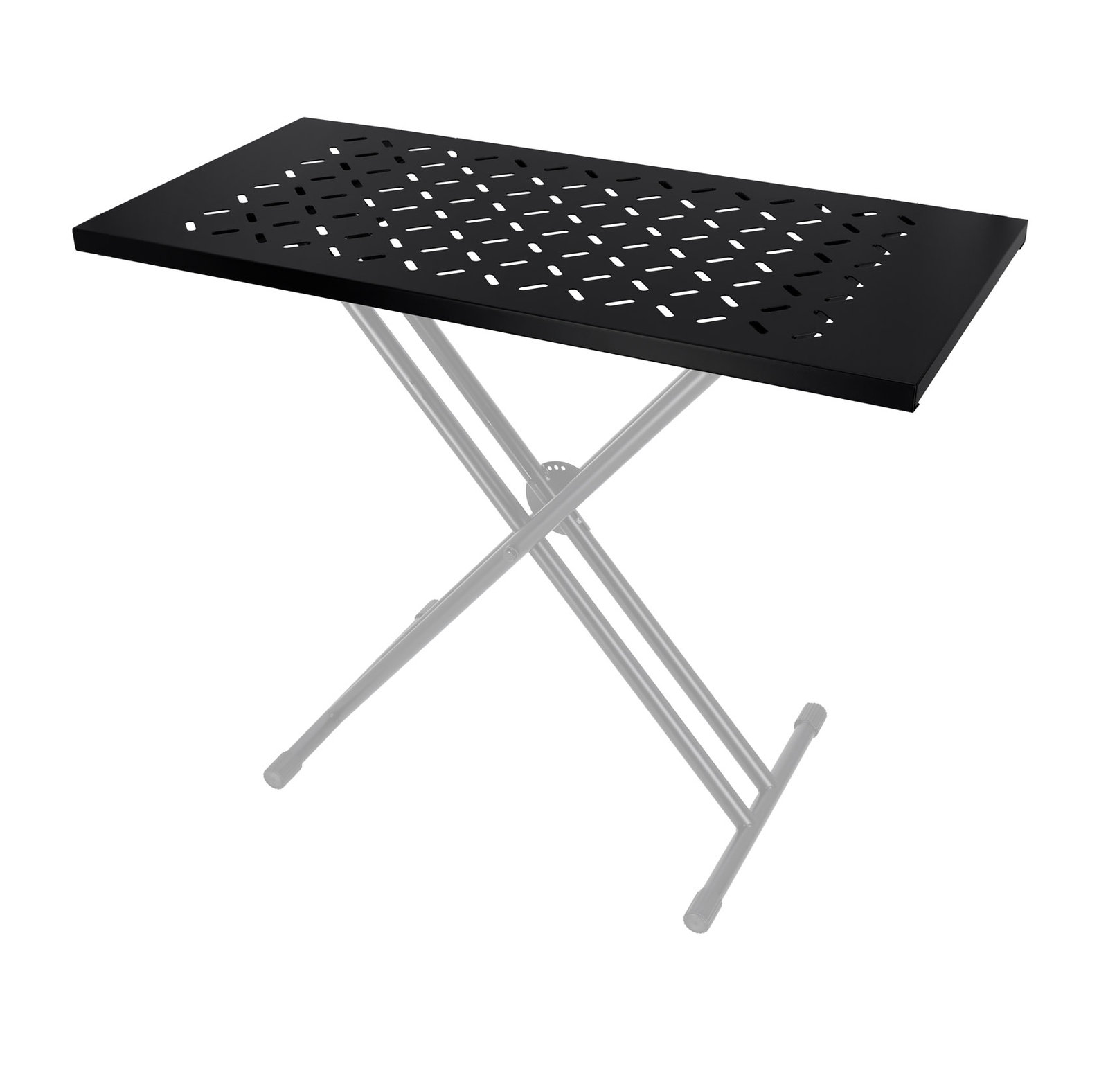 Rockville KS2 Shelf For Z-Stand or X-Stand - Turns Keyboard Stands Into DJ Table
