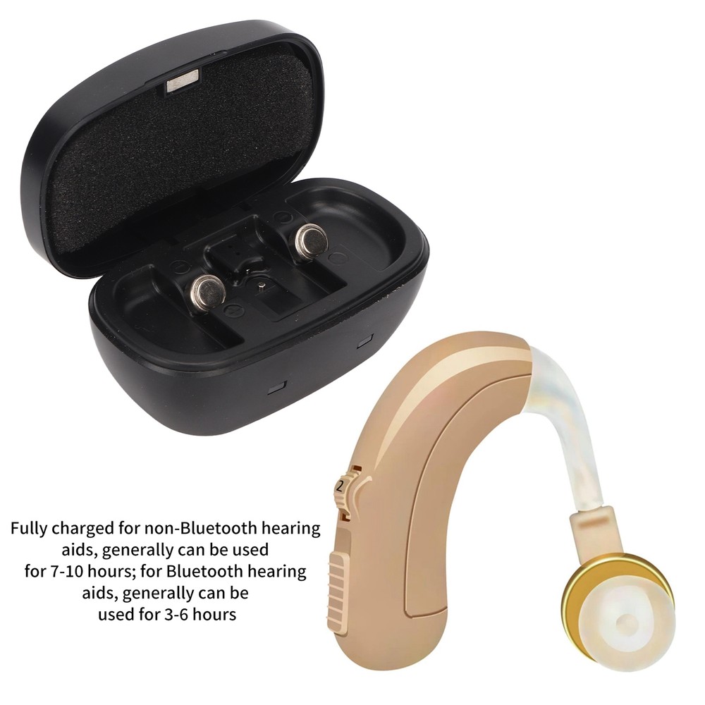 312 Button Battery Box USB Rechargeable Cycle Hearing Amplifier Batteries